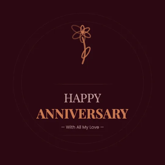 Silver Lining — Anniversary greeting card design, personalise with your name