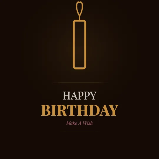 Balloon Burst — Happy Birthday greeting card design, personalise with your name