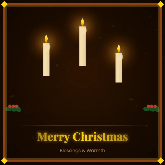 Christmas · Midnight Gold — Merry Christmas greeting card design, personalise with your name