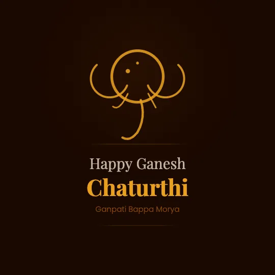 Modak Dreams — Ganesh Chaturthi greeting card design, personalise with your name