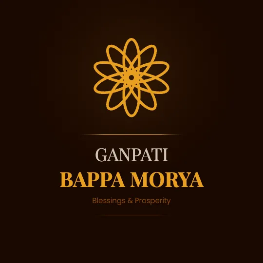 ✦ Ganesha Noir — Ganesh Chaturthi greeting card design, personalise with your name